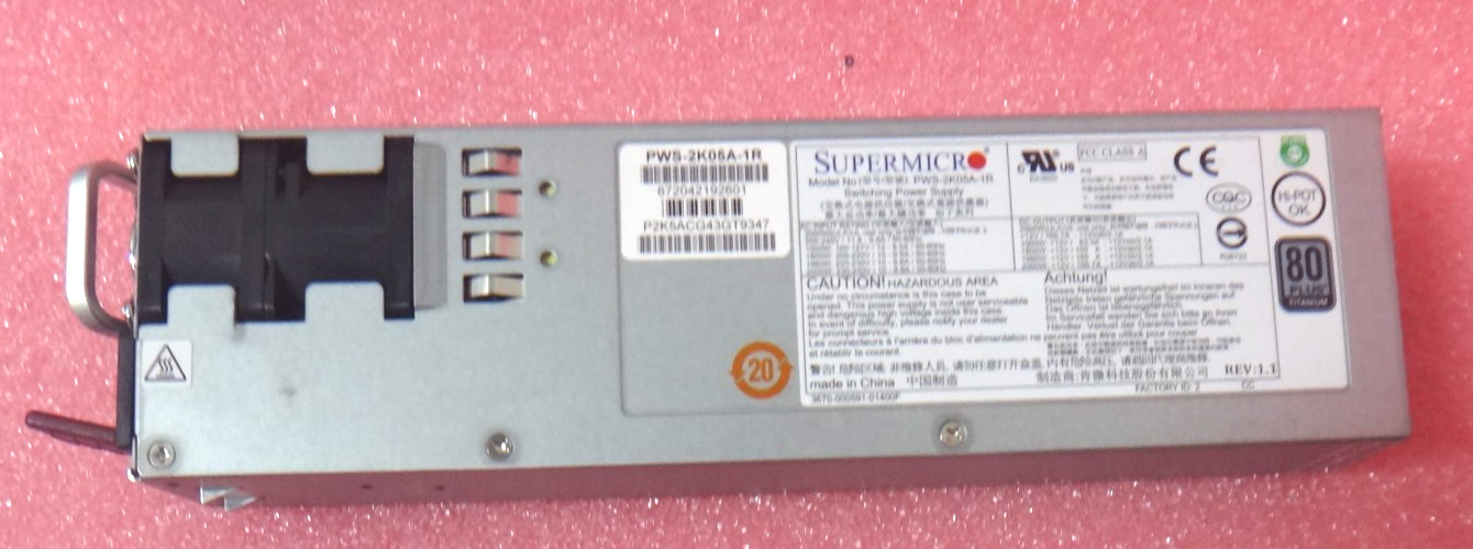 Supermicro 1600W Hot-Swap Power Supply PN: PWS-1K66P-1R