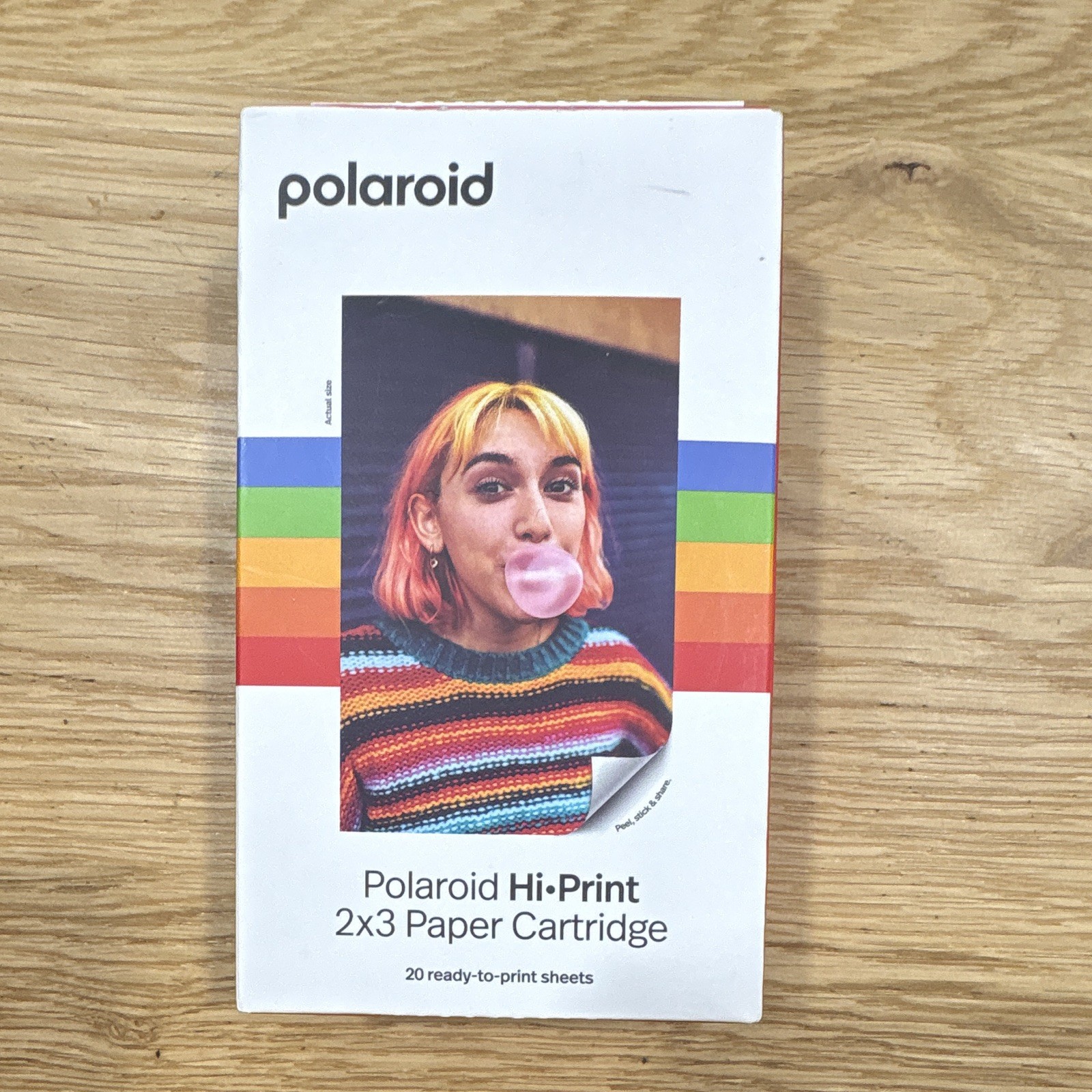 Polaroid Hi-Print 2x3 Paper Cartridge Sticky-Back Photo Paper 20 Sheets