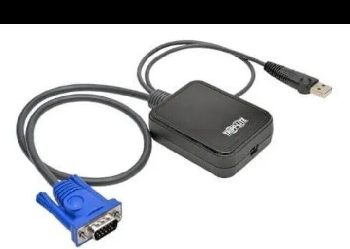 TRIPP LITE B032-VU1 KVM Console to USB 2.0 Portable Laptop Crash Cart Adapter