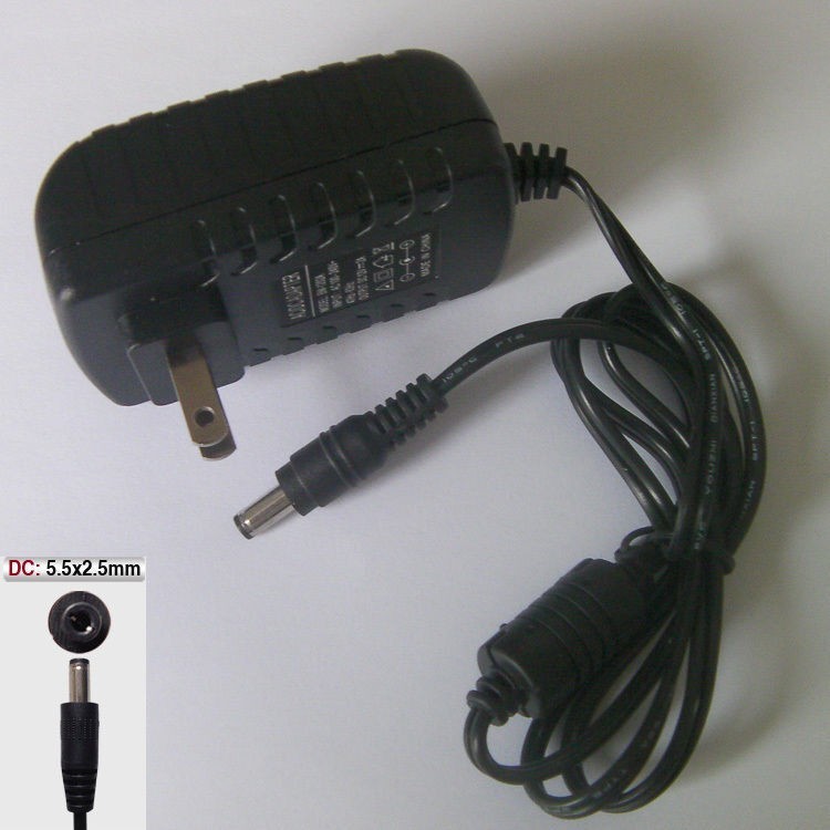 Home Wall AC to DC 12V 2A Switch Power Supply Adapter Charger Transformer 5.5mm