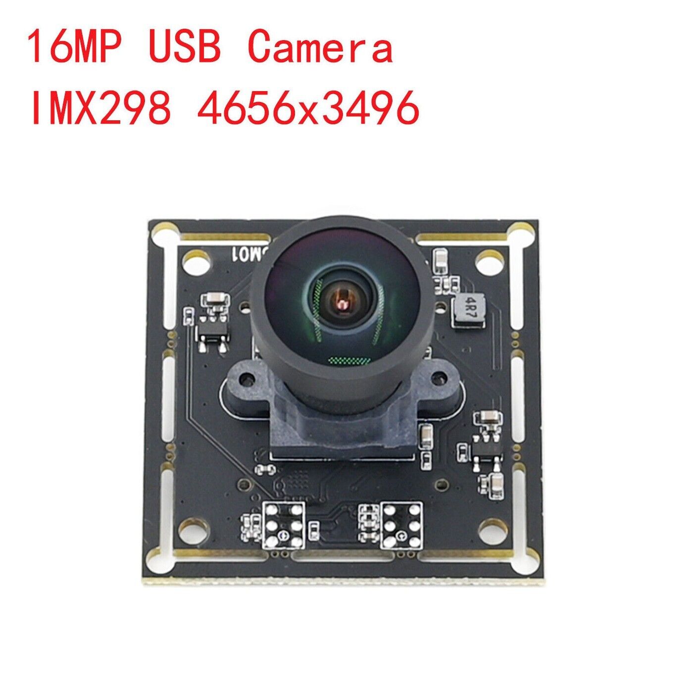 IMX298 16MP USB Camera Module 16-Megapixel Webcam HD Wide-Angle 4656x3496 10fps
