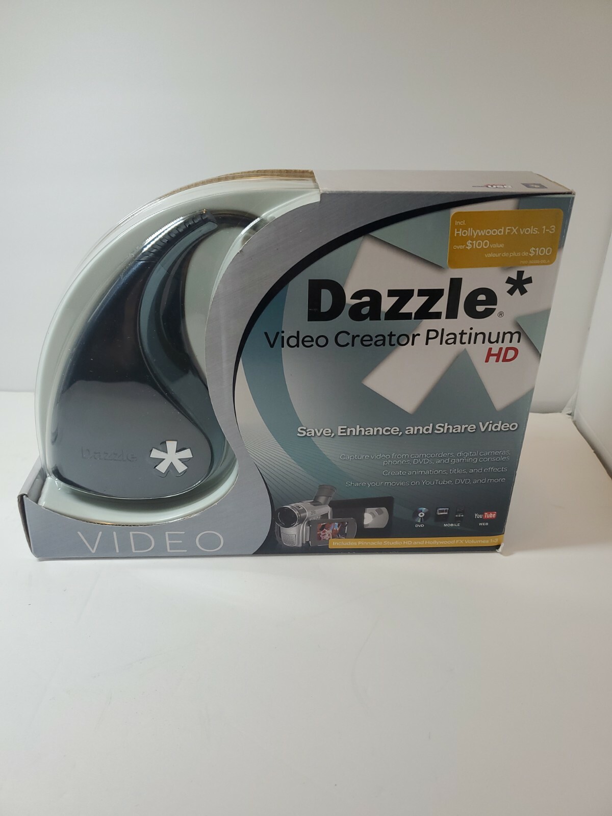  Corel Dazzle Video Creator Platinum HD Capture +Pinnacle Studio HD 15 PC USB