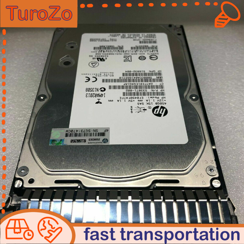 NEW HP 652615-B21 G8 G9 server hard disk 450G 15K SAS 3.5 653951-001