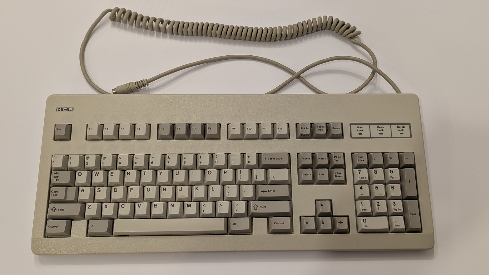 NCR  Keyboard Vintage H0150-STD1-12-17 Rare Tested works