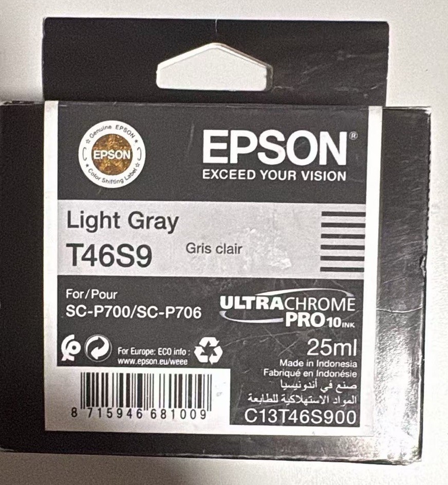 Epson T46S9 Photo Light Gray Photo Ultrachrome PRO 10 Brand New Sealed