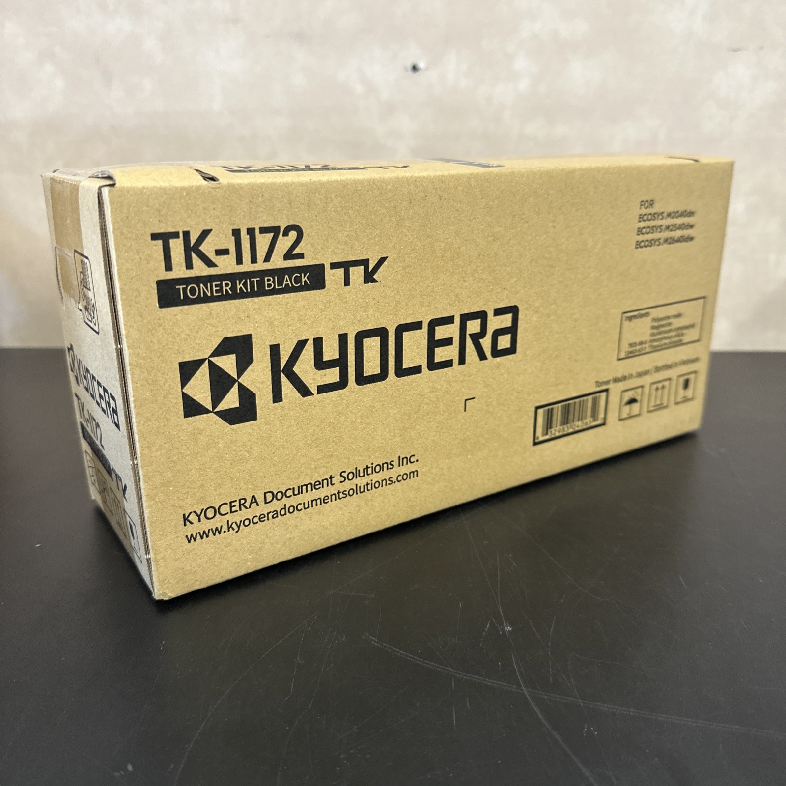 Genuine Kyocera TK-1172 Toner Cartridge Black