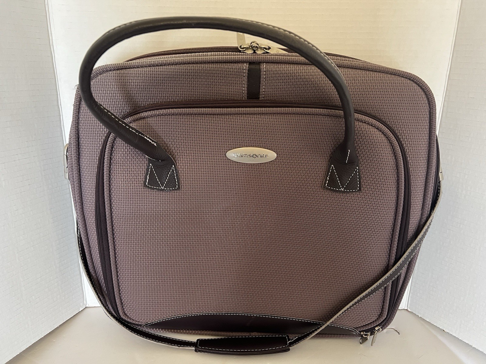 SAMSONITE ESSENCE LAPTOP TRAVEL CARRY ON BAG REMOVABLE STRAP