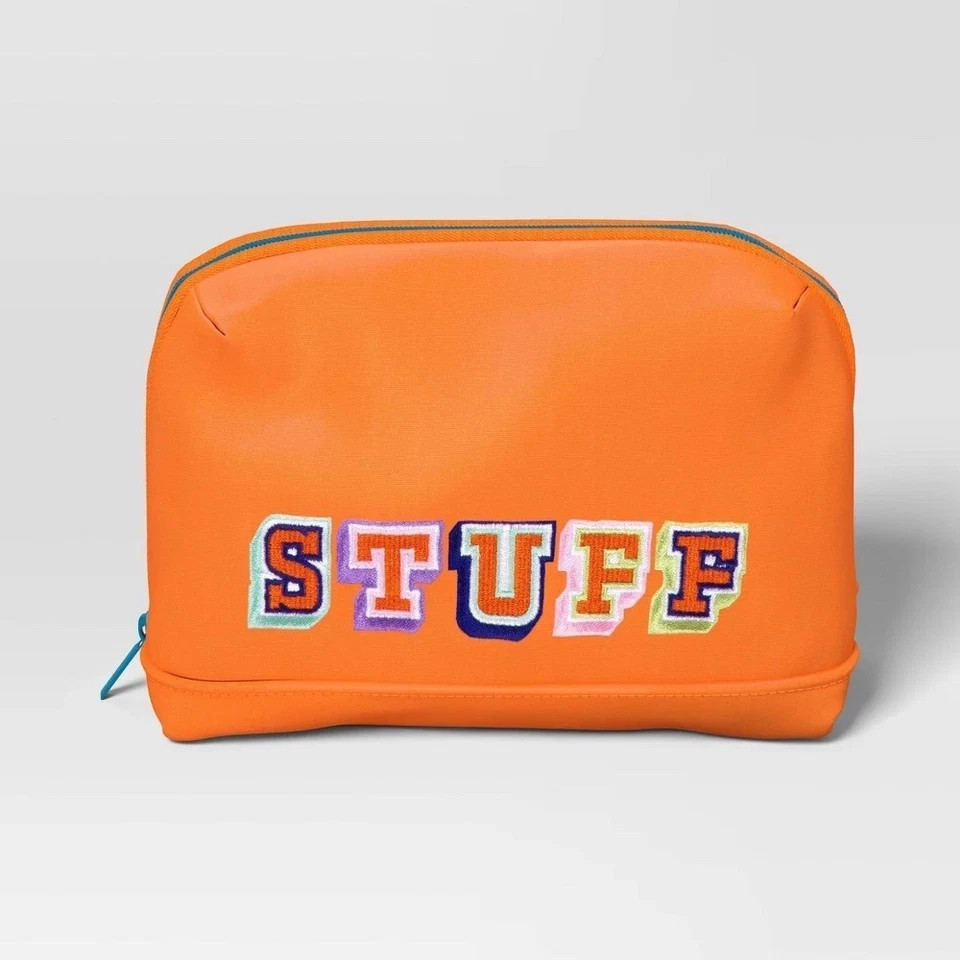 Tech Pouch - heyday Word Embroidery: Solid Electronics Case Multiple Colors
