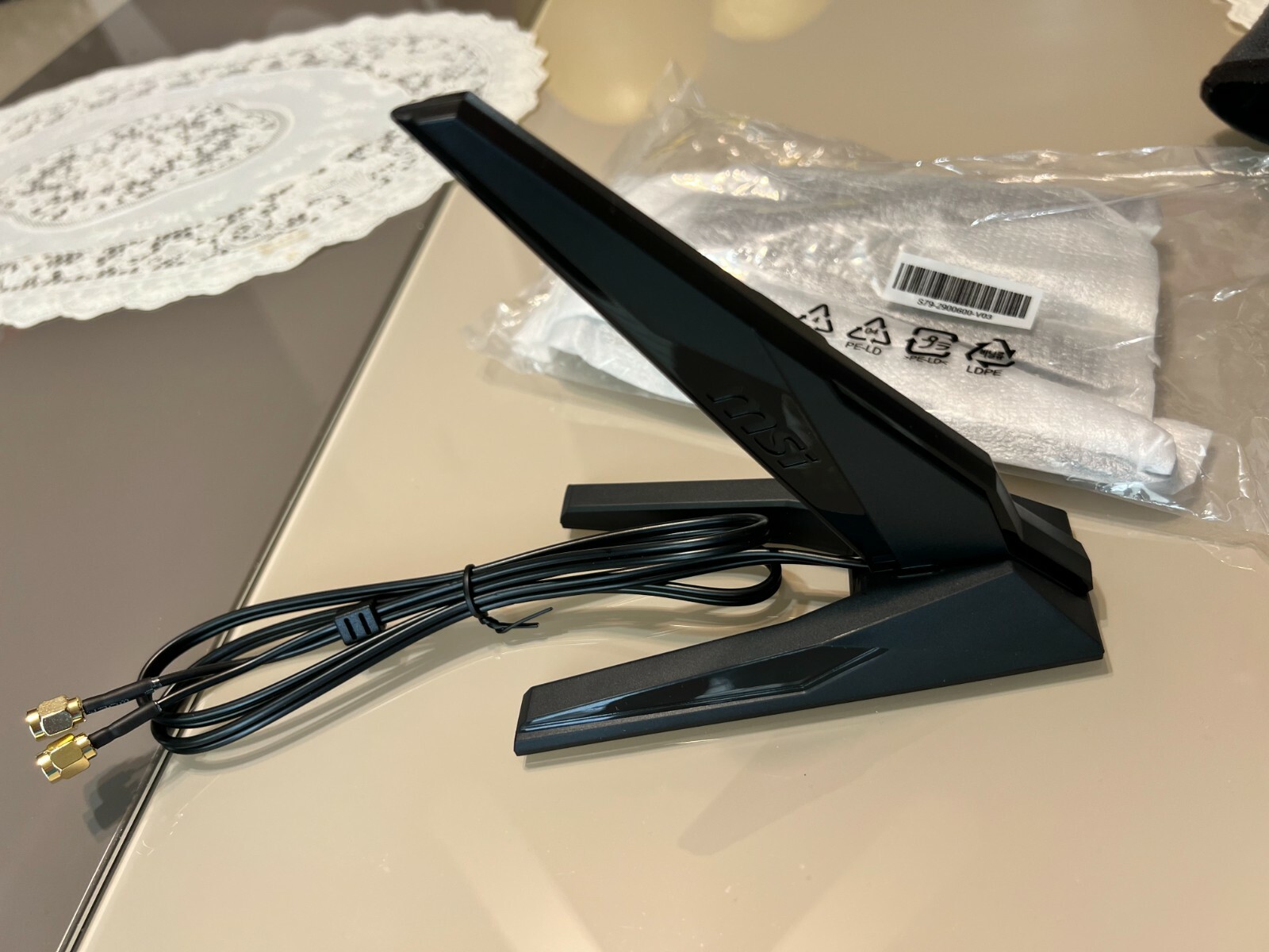 2T2R DUAL BAND WIFI MOVING ANTENNA for  GIGABYTE Z590I AORUS ULTRA  ,ORIGINAL