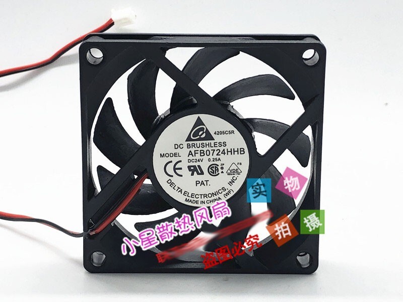 Delta 7015 7CM AFB0724HHB 24V 0.25A converter cooling fan