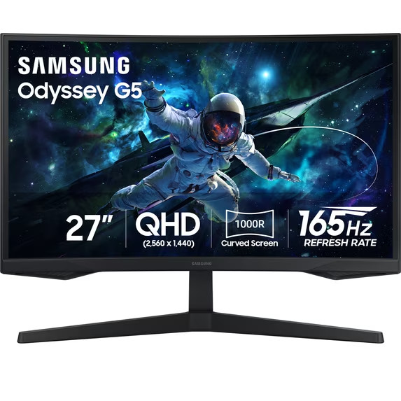 Samsung Odyssey G55A (LS27AG550ENXZA) 27'' WQHD VA LED Curved Gaming Monitor