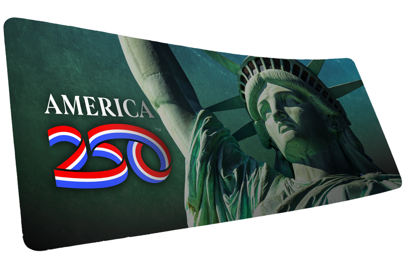 "Close up Statue of Liberty" — America 250 Deskmat