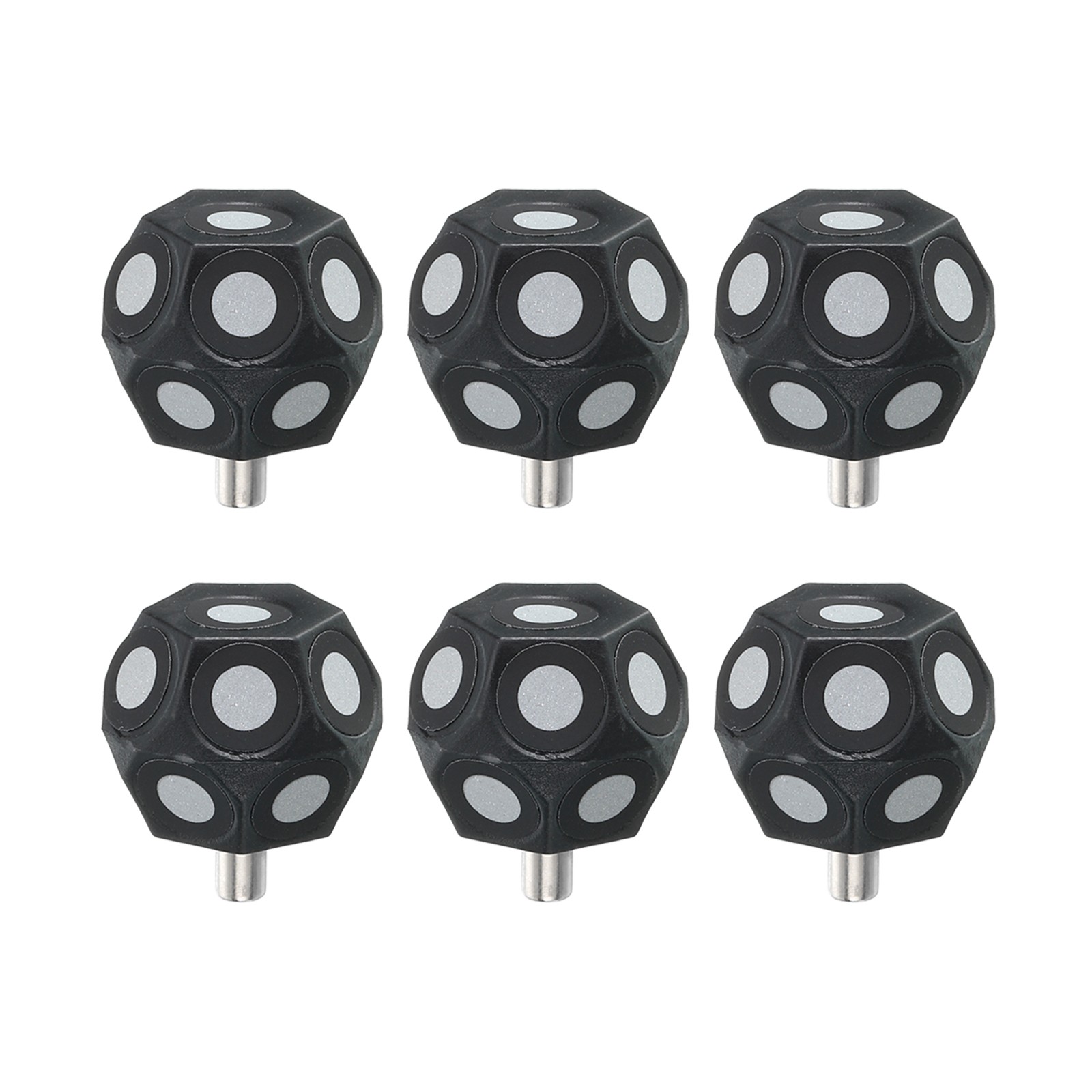 6Pcs 3D Magnetic Ball Marker 6mm 3D Scanning Markers 3D Tracking Dots]