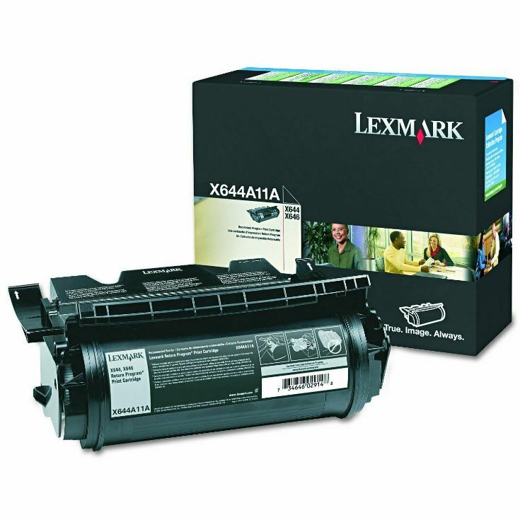 New Genuine Factory Sealed Lexmark X644A11A Toner Cartridge X644 X646