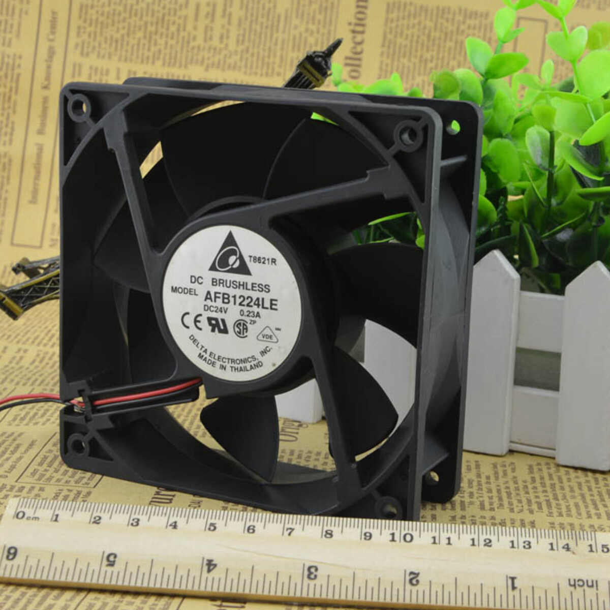 DELTA 12038 AFB1224LE 24V 0.23A 12CM Chassis Cooling Industrial Fan Mute