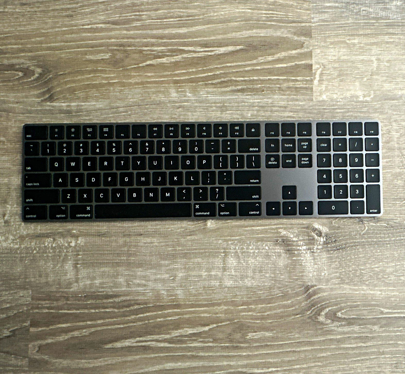 Apple Magic Keyboard with Numeric Keypad, Space Gray, model A1843, EMC 3138