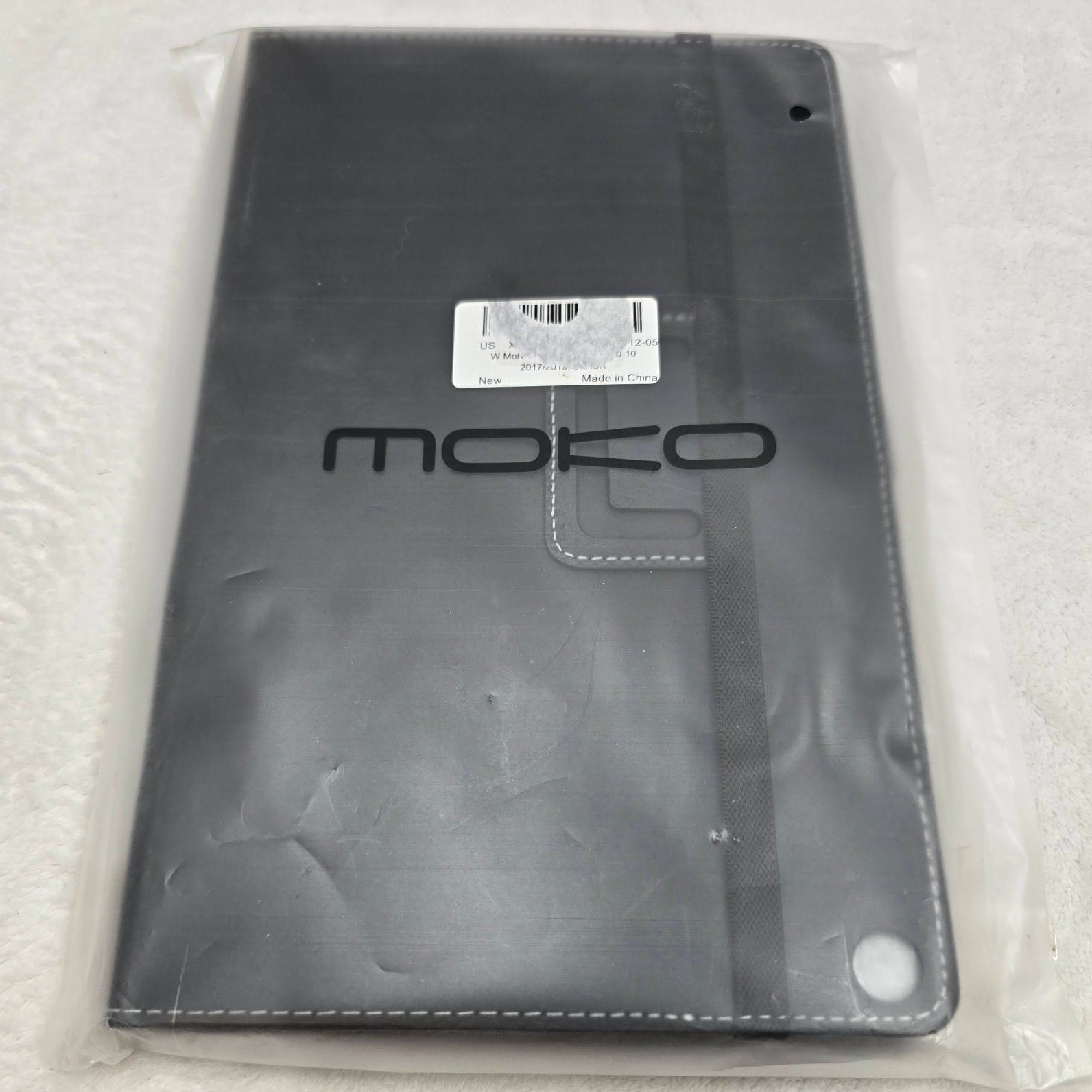 MoKo 10 Inch Tablet Case Universal Folio Stand Hand Strap Black New