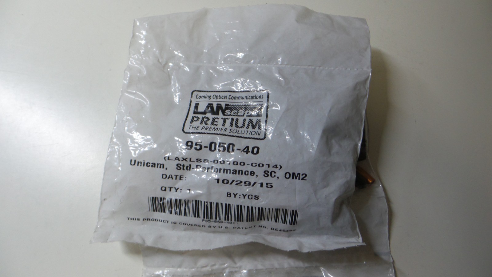 Corning 95-050-40 Unicam STD Performance SC OM2 LOT OF 5