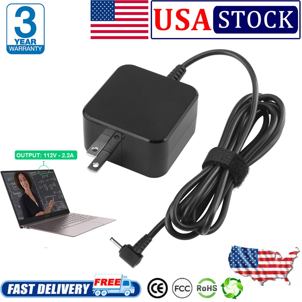 AC-Adapter for Samsung-Chromebook-Charger 3 & 2: PA-1250-98 Xe500c13 Power Cord