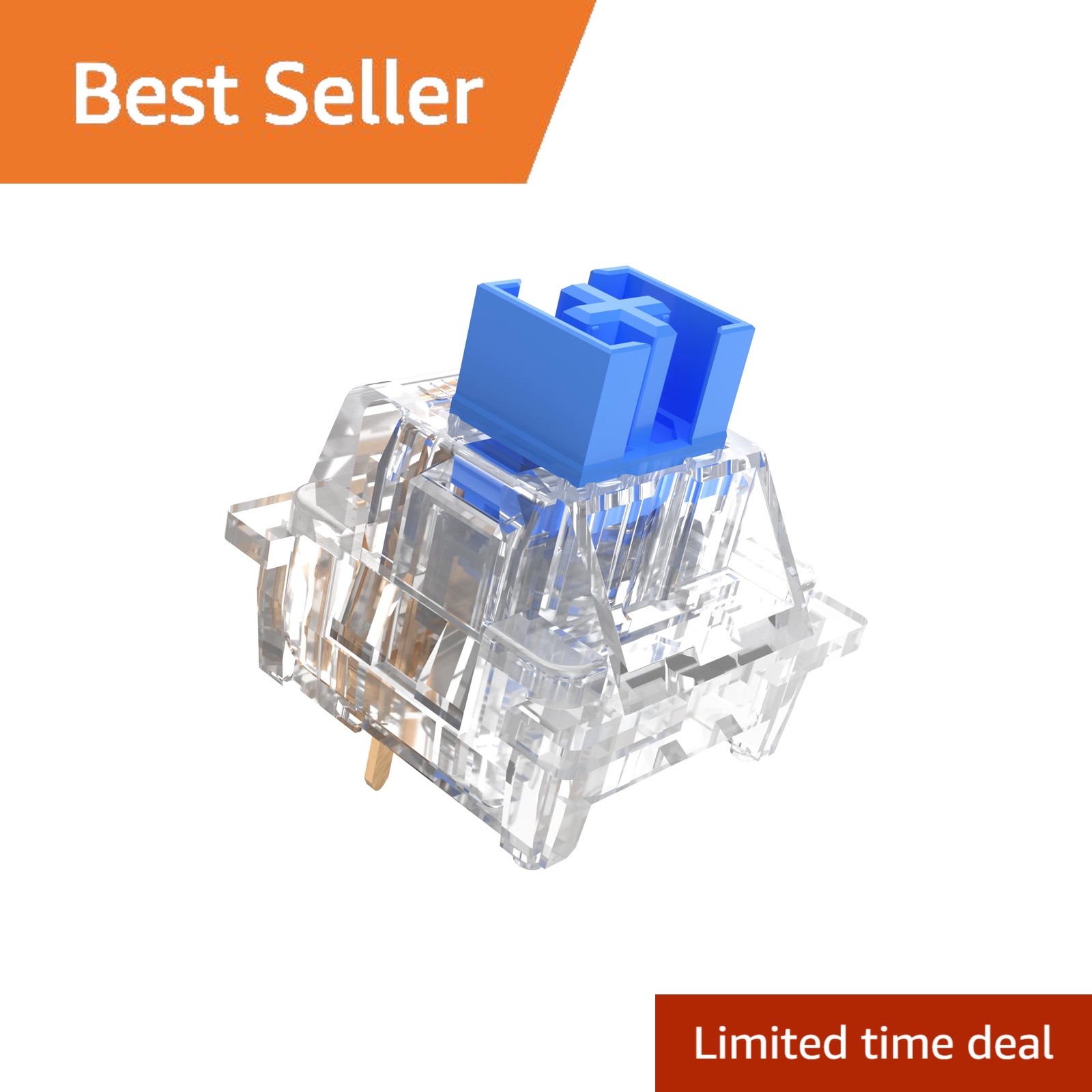 Zjmehty Crystal Blue Switches 54pcs