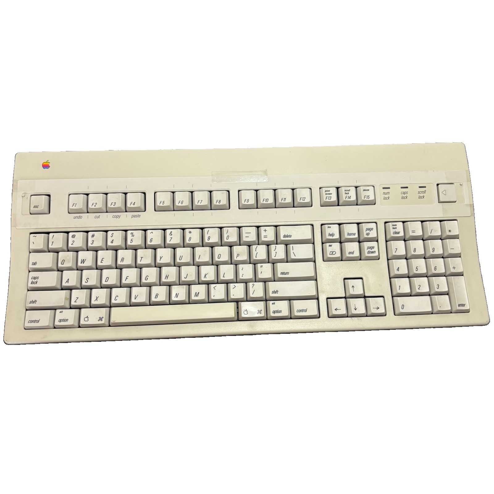 Original Apple Computer Extended Keyboard II M3501 Untested No Cords 1995