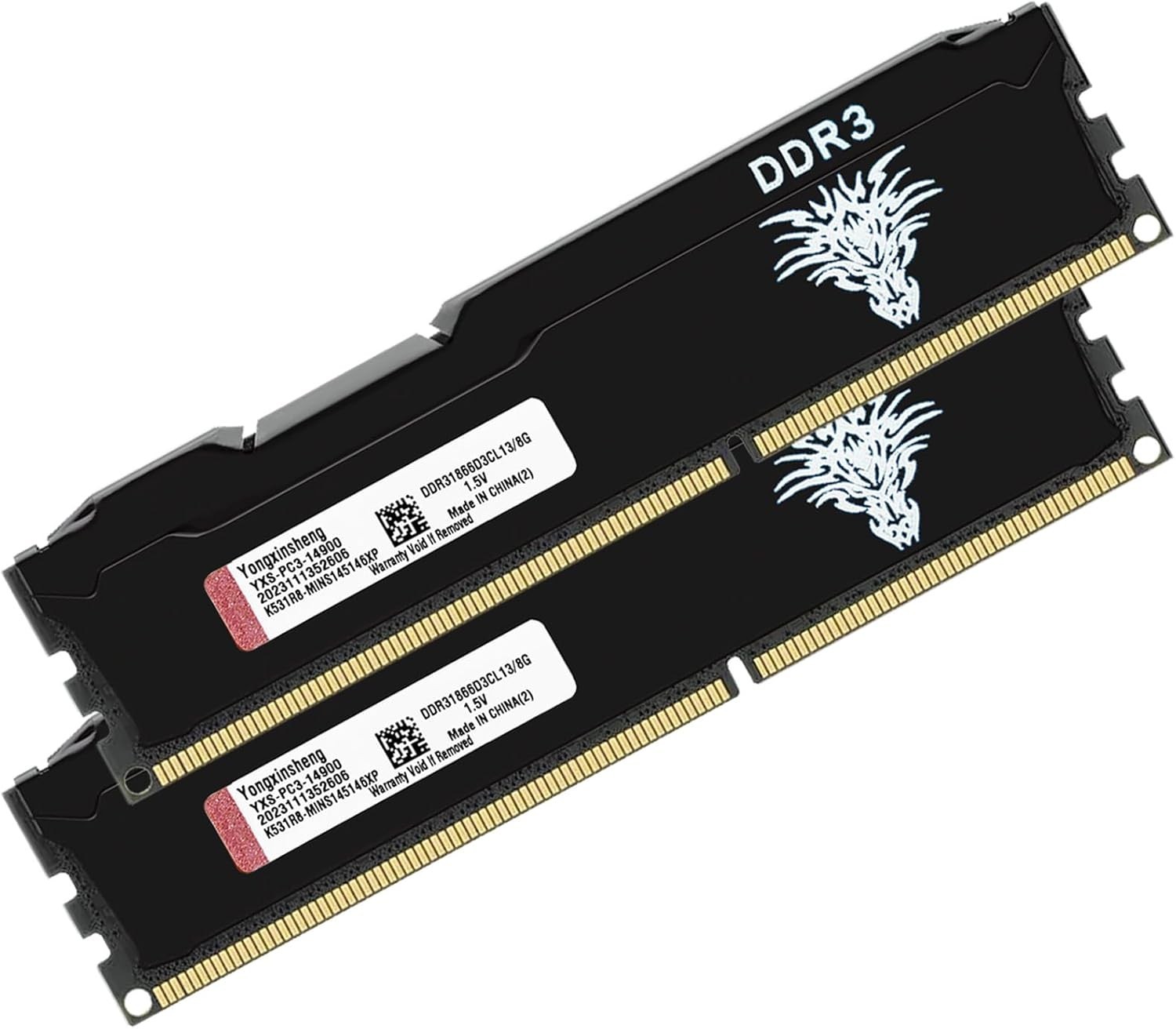 16GB (8GBx2) DDR3 1866MHz (PC3 14900) CL13 Desktop Memory 240Pins 1.5V Non-EC...