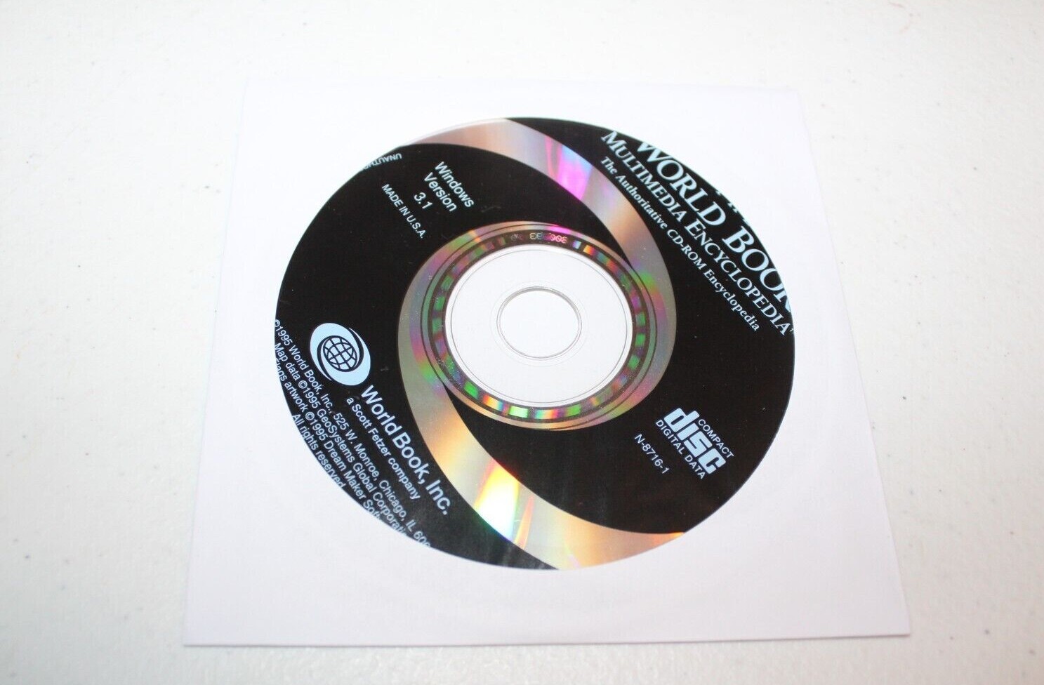 The World Book Multimedia Encyclopedia (PC 1995 Windows Version 3.1, Disc Only)