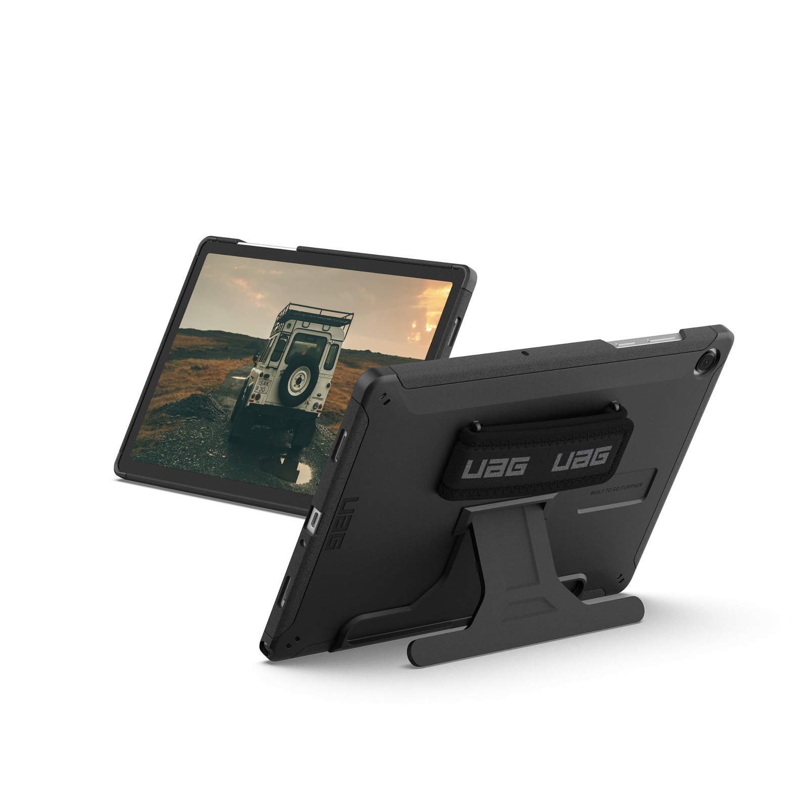 UAG Samsung Galaxy Tab A11+ Plus Case Scout w/Handstrap & Kickstand Rugged Black
