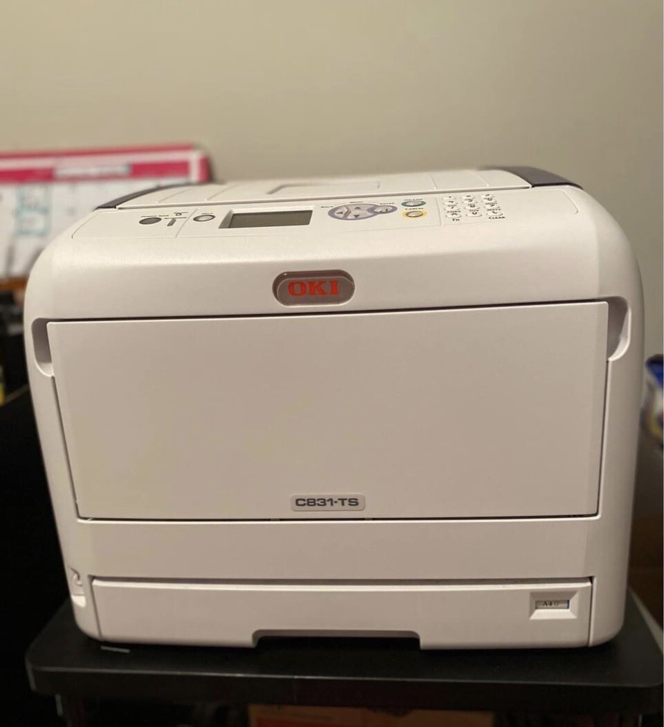 OkiData C831-TS Laser Printer, High-Quality Business Fast Printer,