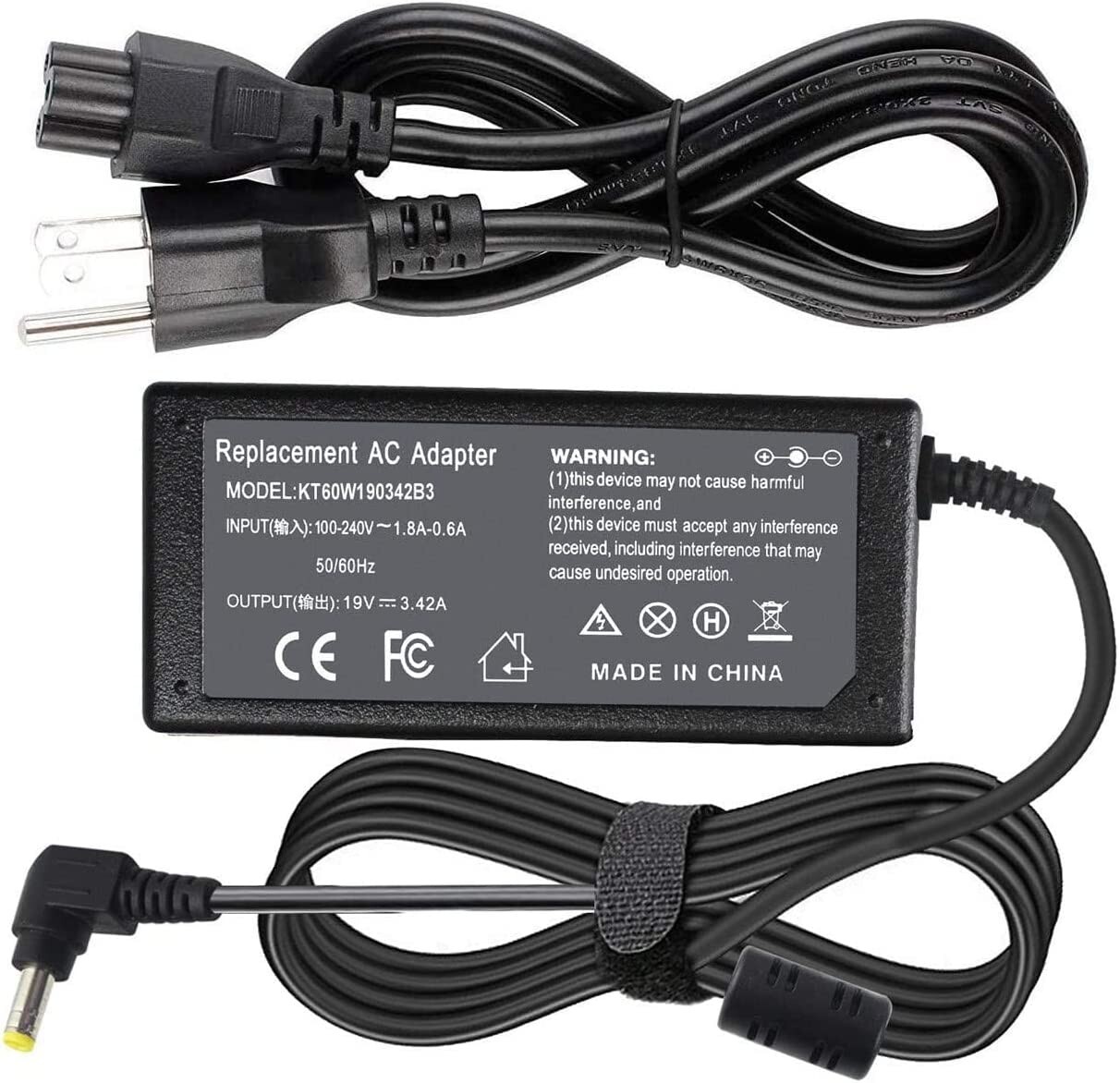 AC Adapter Charger For Toshiba Tecra C50-C1500, C50-C1502, C50-01301H 
