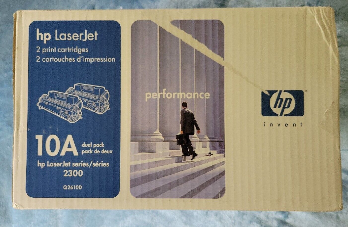 Genuine HP 10A Q2610D laserjet (2) Print Cartridges (Q2610A)