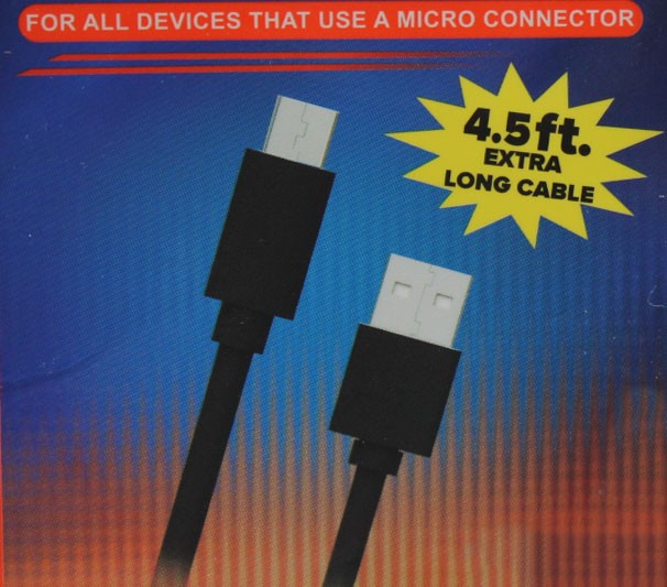4.5 Foot Micro USB Cable