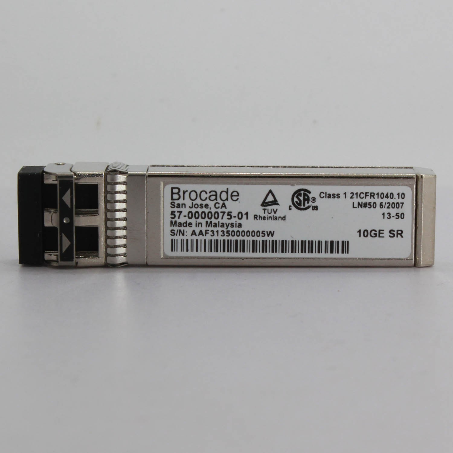 Brocade 10GE SR 57-0000075-01 10G-SFP-SR 10Gbase-sr/sw SFP+