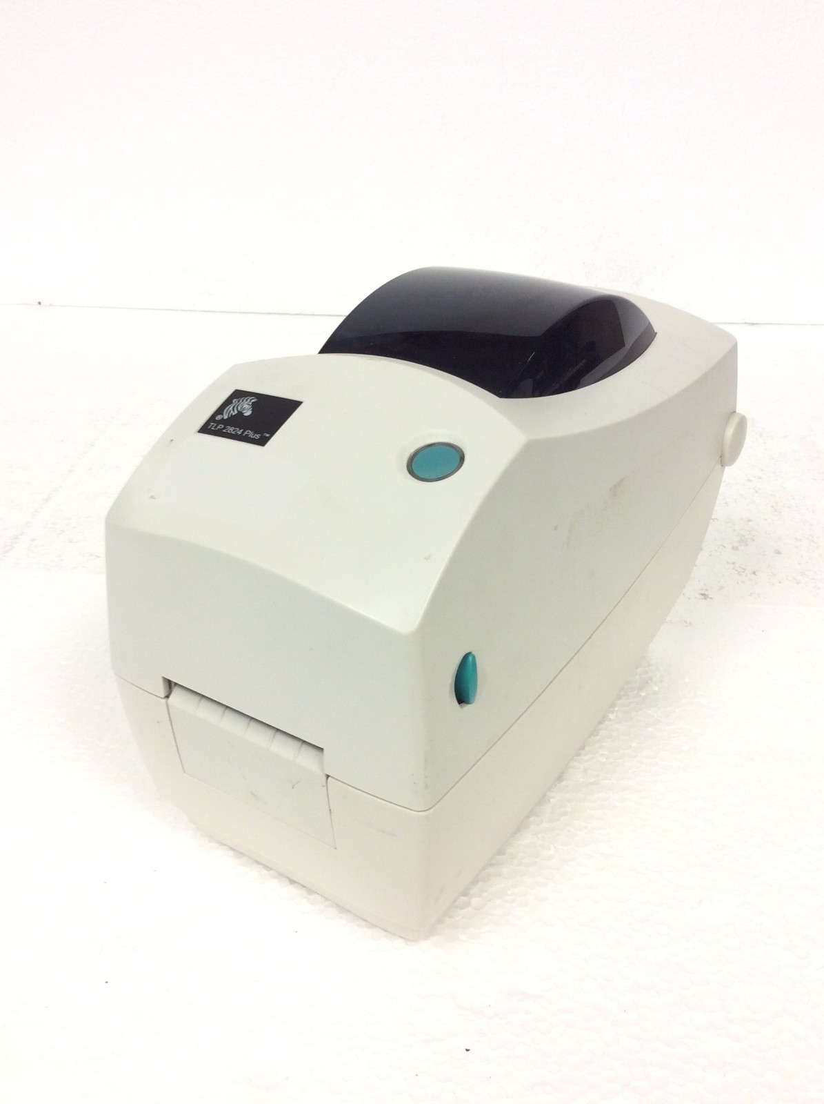 Zebra TLP2824 Plus Thermal Transfer Label Ethernet Printer, No Ac Adapter, WORKS