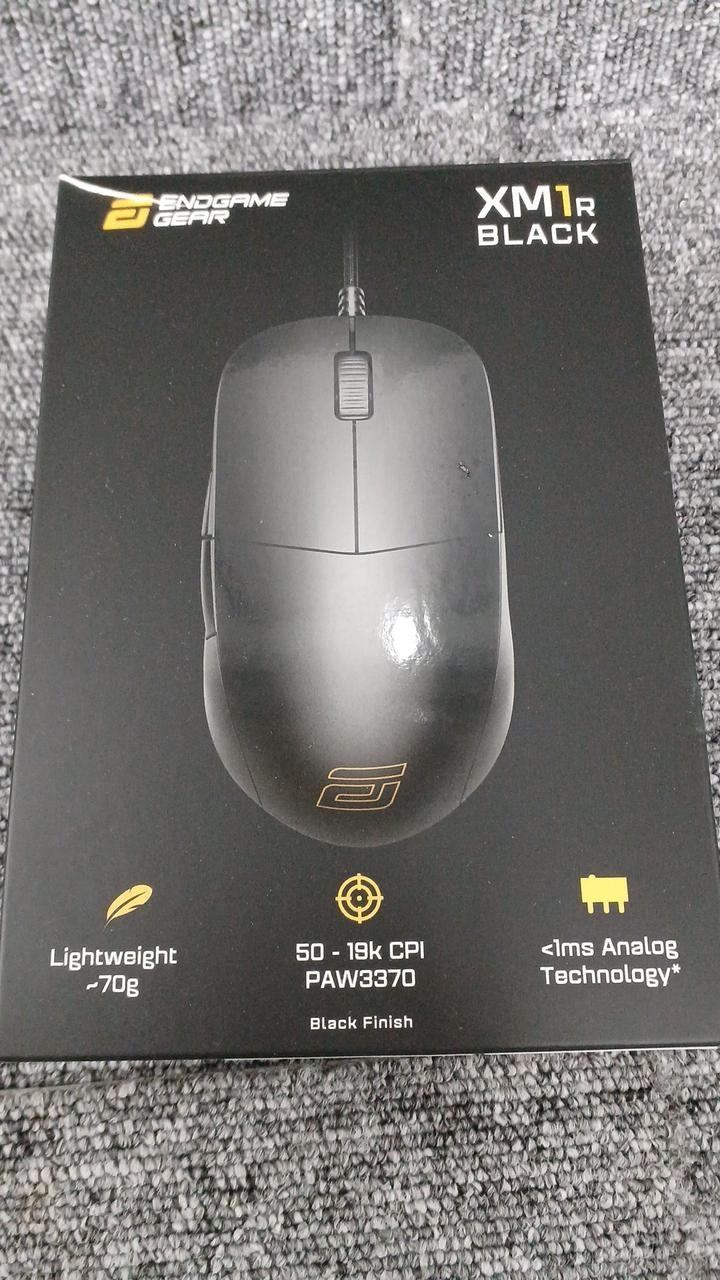 ENDGAME GEAR XM1R Lightweight Wired Gaming Mouse Black Used