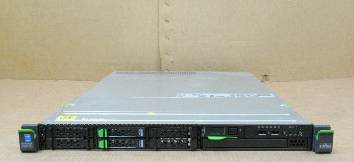 Fujitsu PRIMERGY RX200 S8 Xeon 4C E5-2609v2 8GB RAM 2x 500GB 7.2K 1U Rack Server