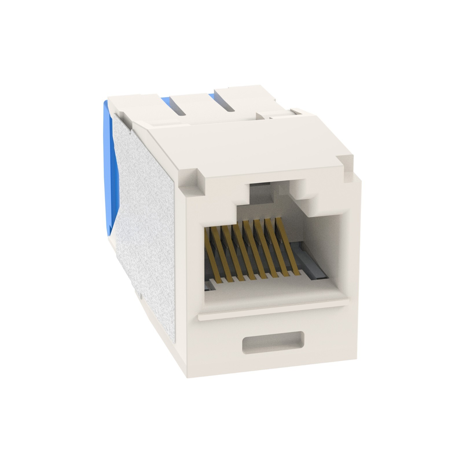 Panduit CJ6X88TGWH UTP RJ45 TG Style Cat 6A Jack Module White T568A/T568B