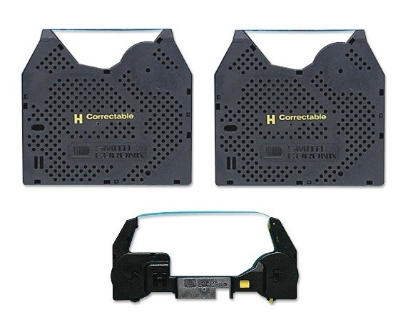 Smith Corona 340DLE 2PK Ribbon and 1PK Correction Tape Cassette + 