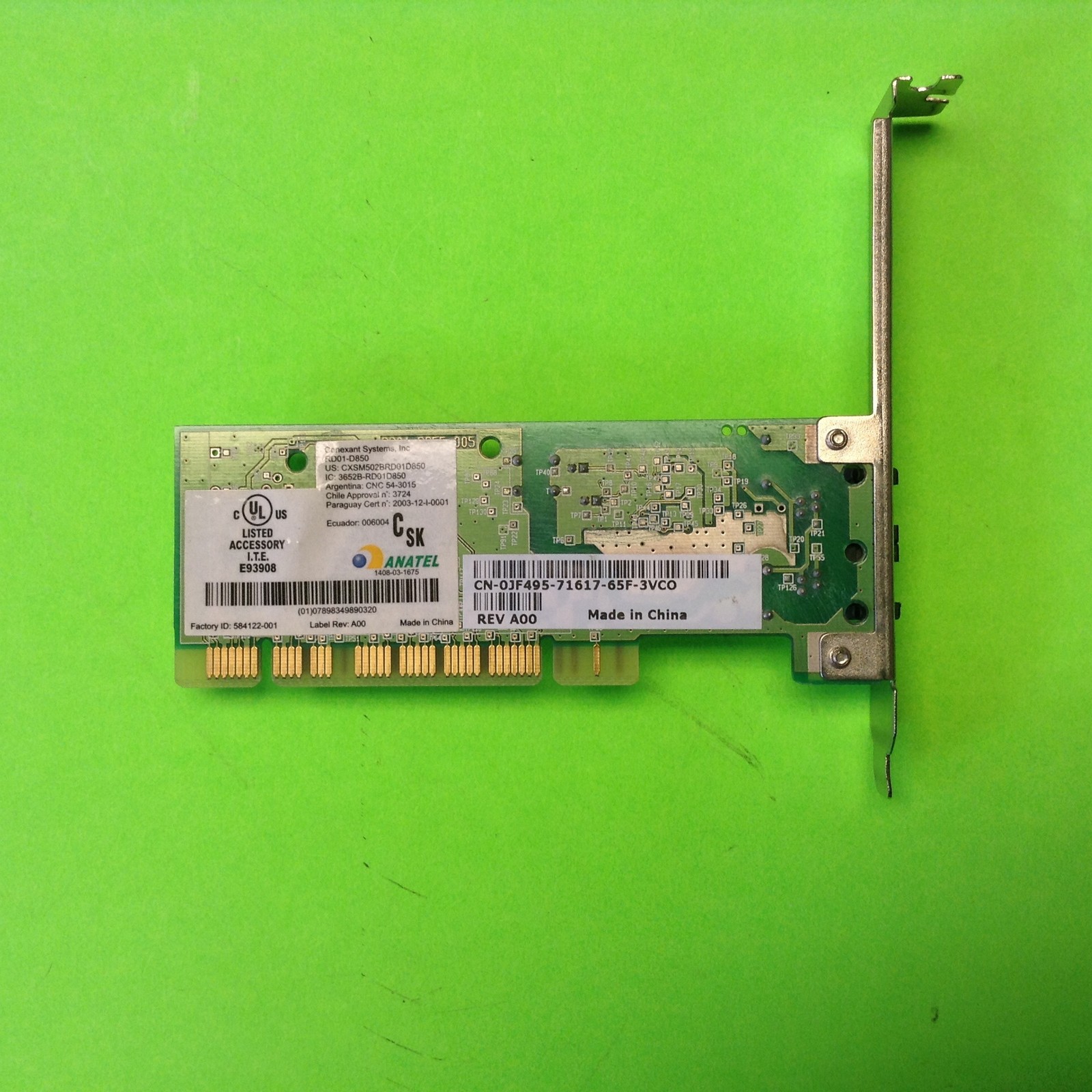 Dell Dimension B110 PC Computer 0JF495 Dual Modem KB5815G D-1156I#/R5B Conexant