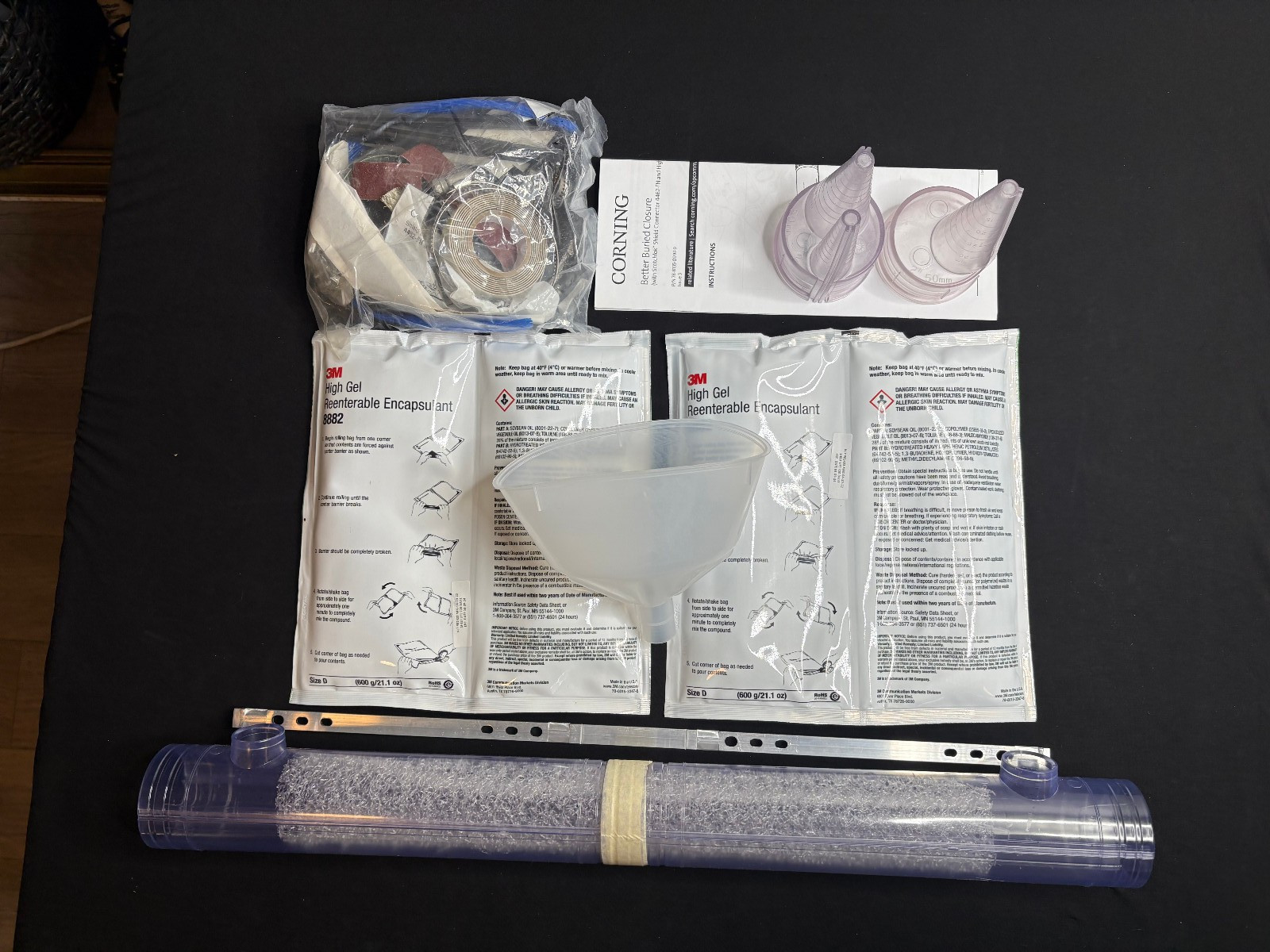 Corning Better Buried Fiber Optic Splice Closure P/N 78-8135-0997-9