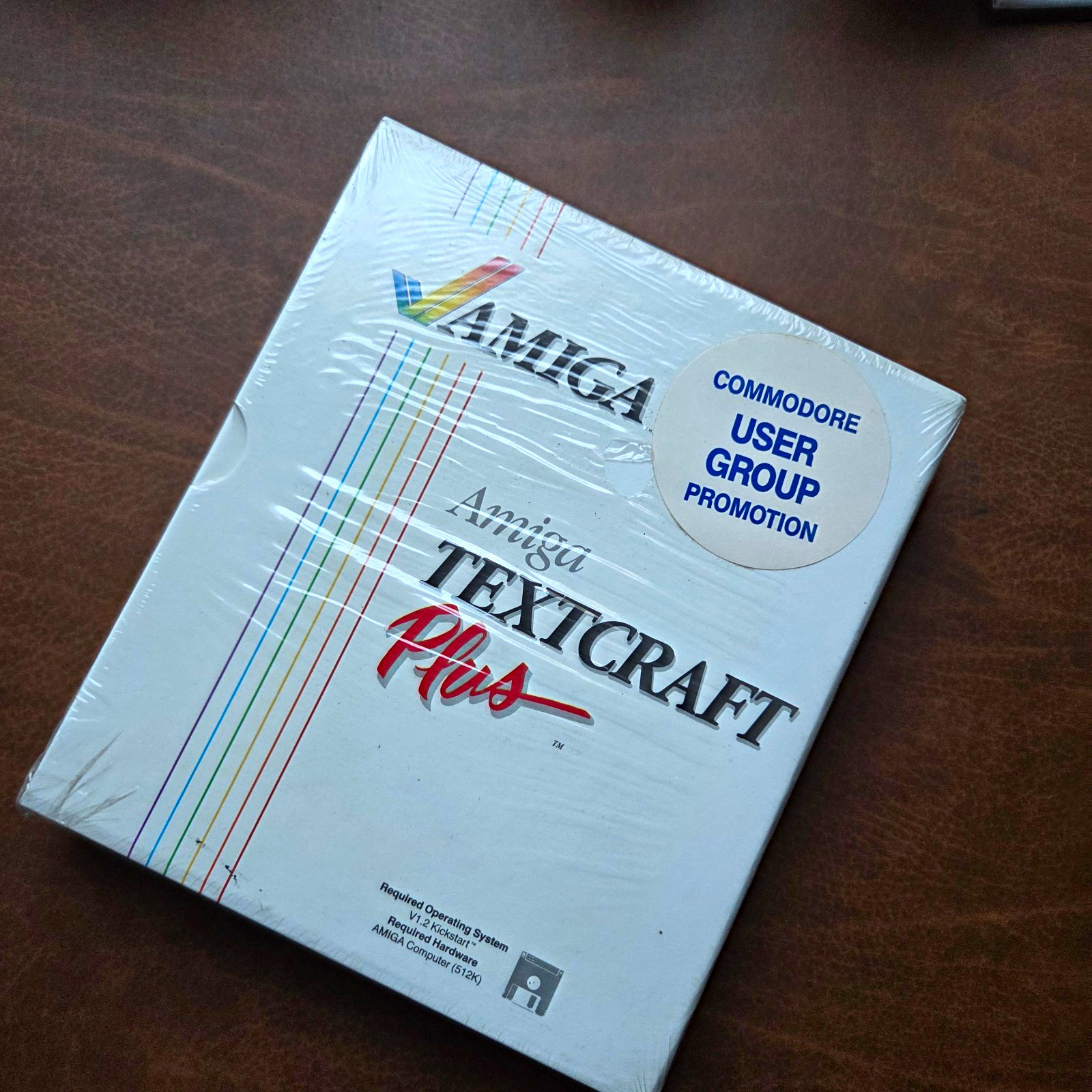 Amiga Textcraft Plus Word Processor Software Floppy Disk English Kickstart V1.2