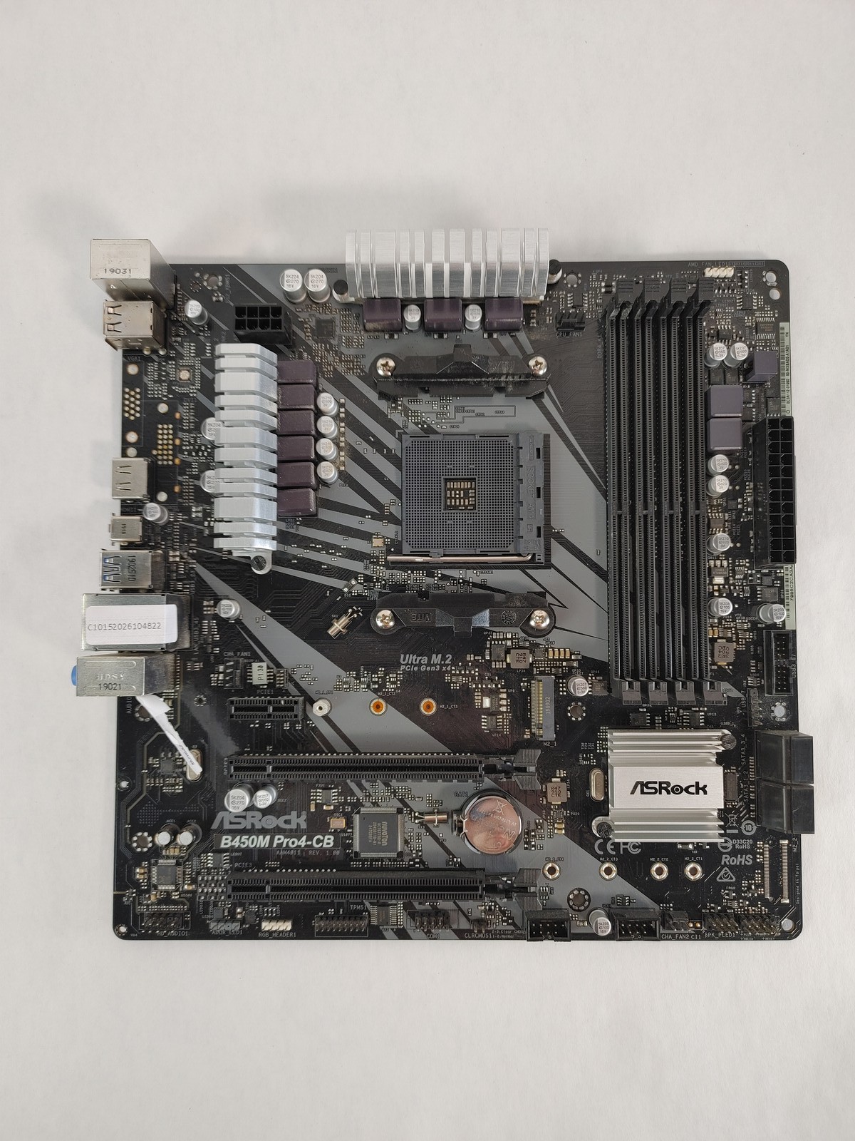 ASRock B450M Pro4-CB AMD Socket AM4 DDR4 Desktop Motherboard