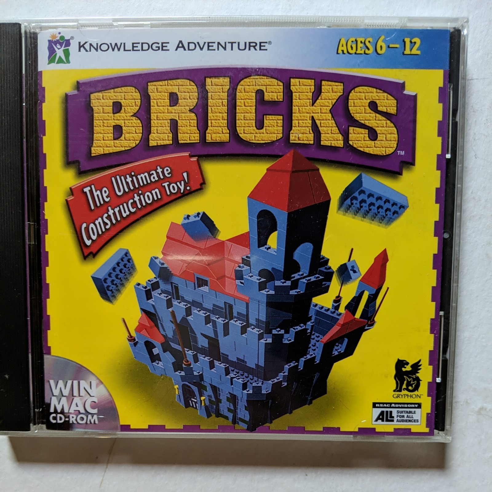 Bricks by Knowledge Adventure Vintage Windows Mac CD-ROM NEW SEALED