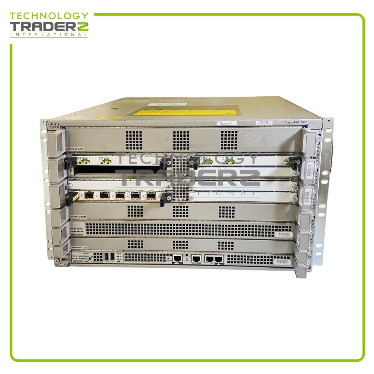 Cisco ASR1000 Aggregation Services Router ASR1006 V02 W/ 2x ASR1006-PWR-AC V02