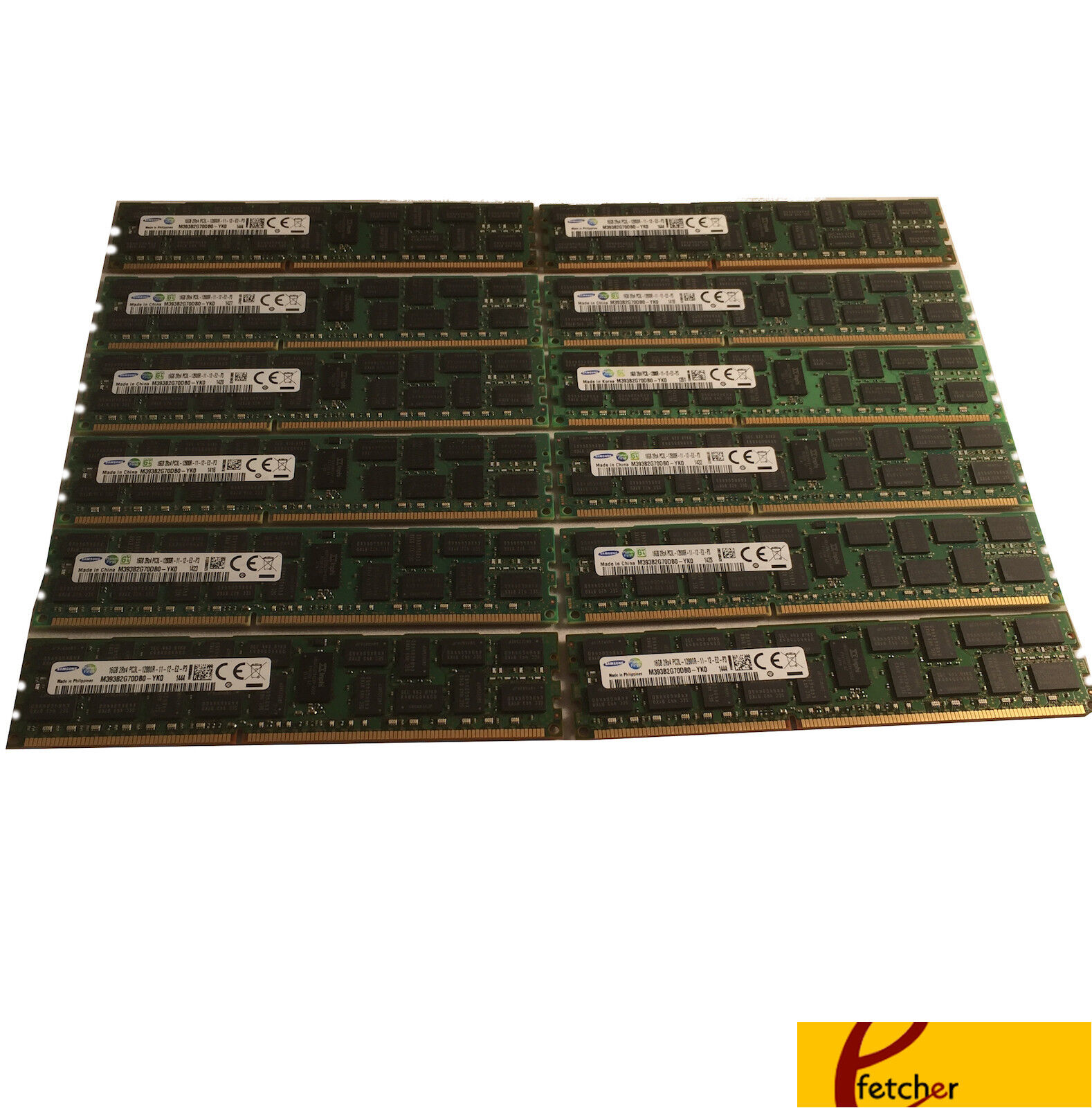 192GB (12 x 16GB) HP Memory For Proliant DL320 DL360 DL370 DL380 ML330 ML350 G6
