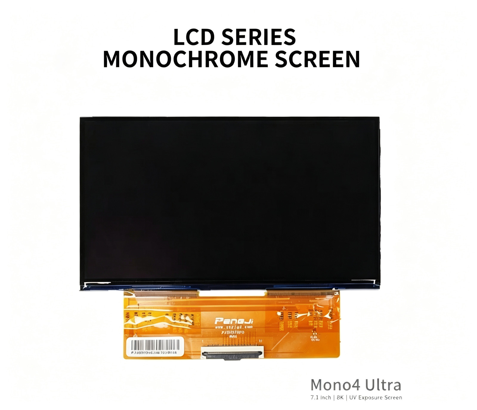 Original Genuine Anycubic Mono4 Ultra Replacement Monochrome LCD Exposure Screen