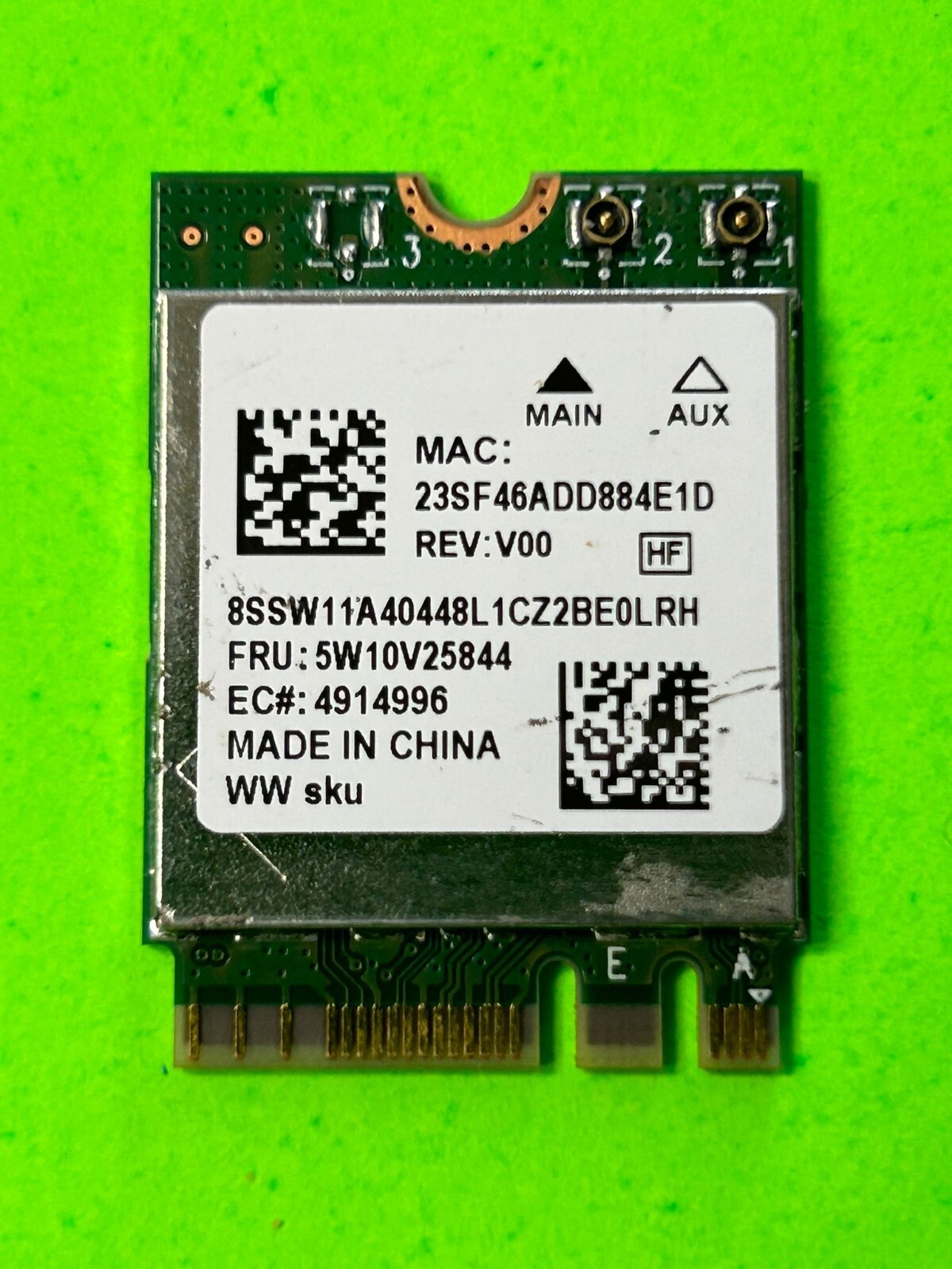 Lot of 5 5W10V25844 Lenovo Wireless Card 82UD0002US Yoga 6 13ALC7 HH