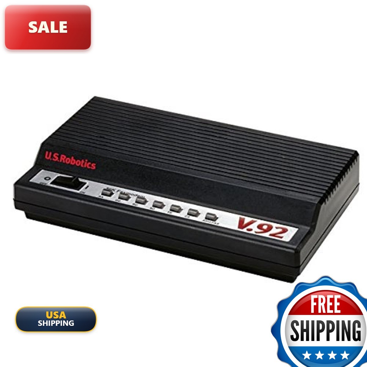 US Robotics V.92 USR5686E External Modem + Fax, 56K USR5686G