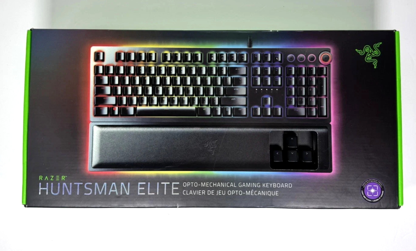 Razer Huntsman Elite Wired Opto-Mechanical Switch Gaming Keyboard - NEW