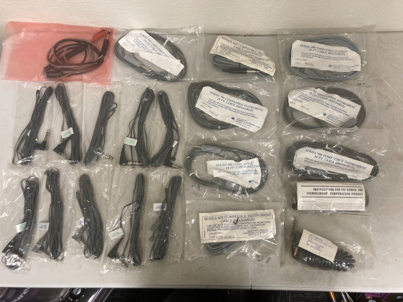Lot of Series 700 Compatible Instrument 10 Ft Cable (Reusarir) Replacement